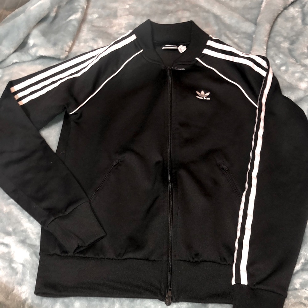 black adidas jacket